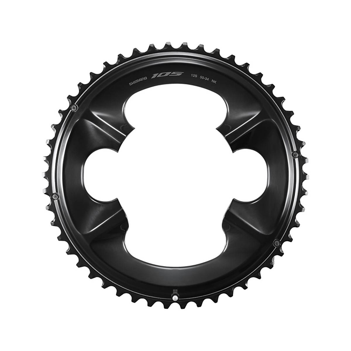 完成車取外 Shimano 105 FC-R7100 165mm 50-34t SHIMANO 105 12SP R7100 50-34T Chainring *No Packing* *No Bolts*