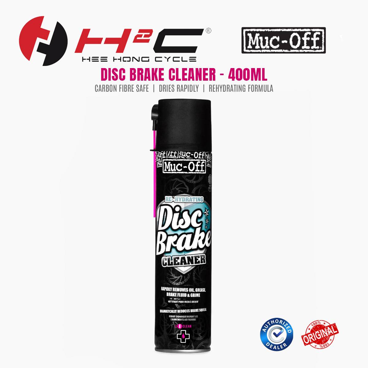 Nettoyant Pour Freins à Disque Muc-Off – 400 Ml, Spray Efficace Pour Vélos, VTT, Route