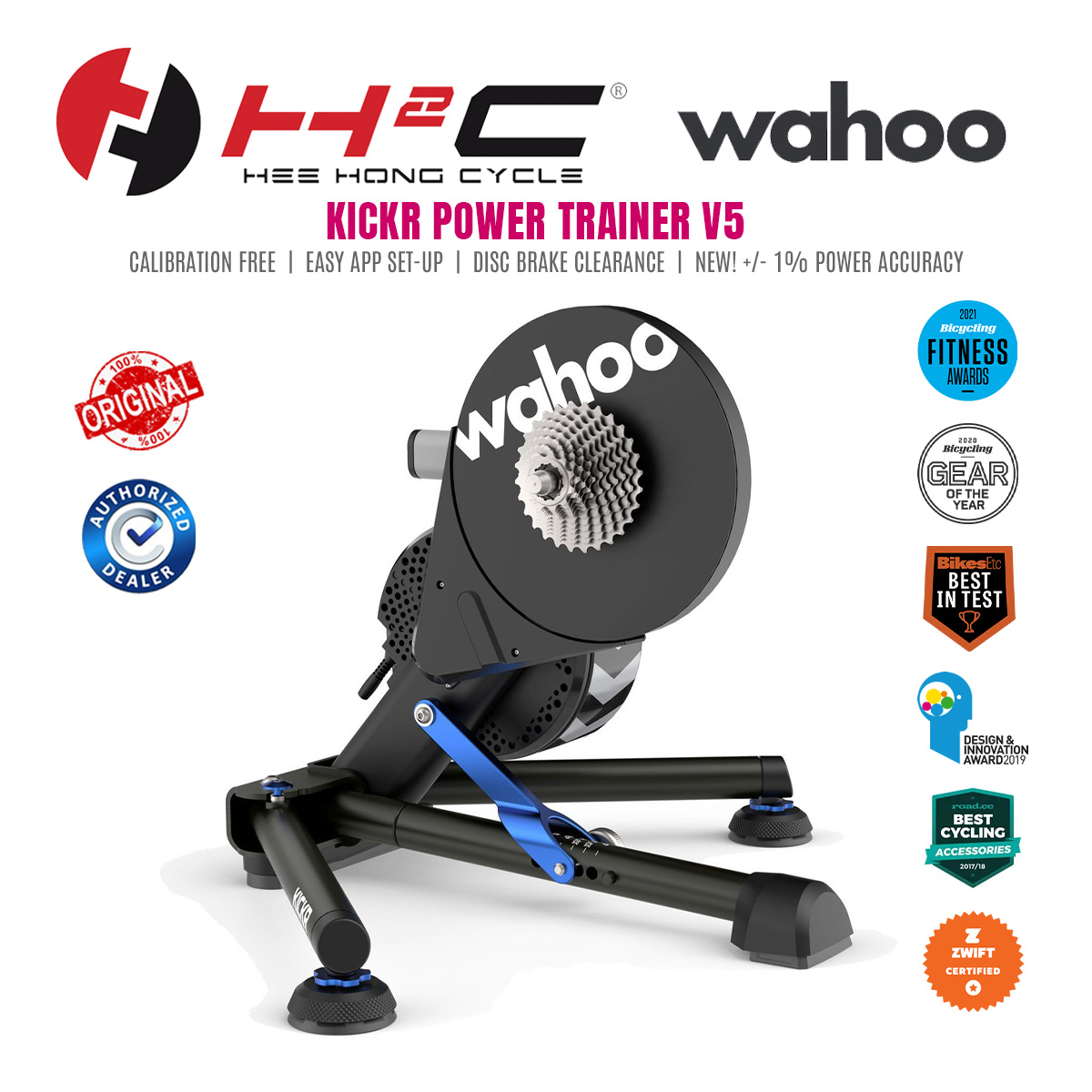 Wahoo KICKR Power Trainer V5 Smart Trainer